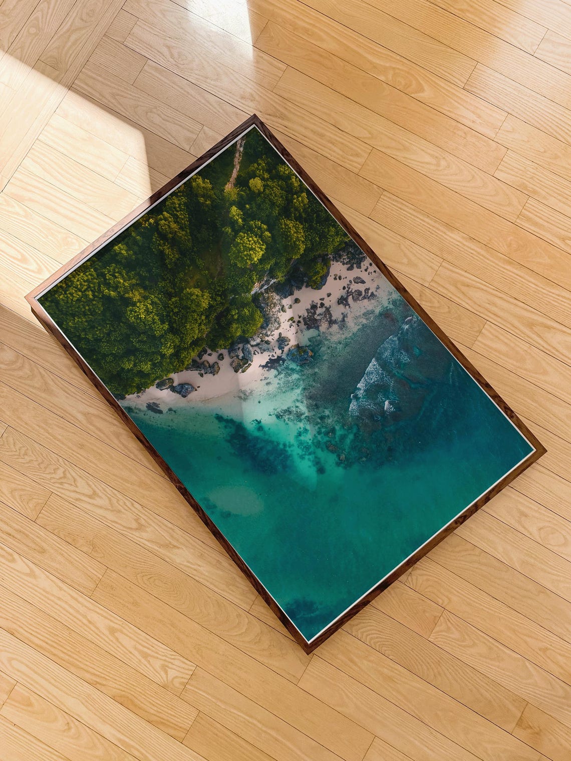 Bali Beach Aerial Photography, Indonesia Travel Poster - Image 3