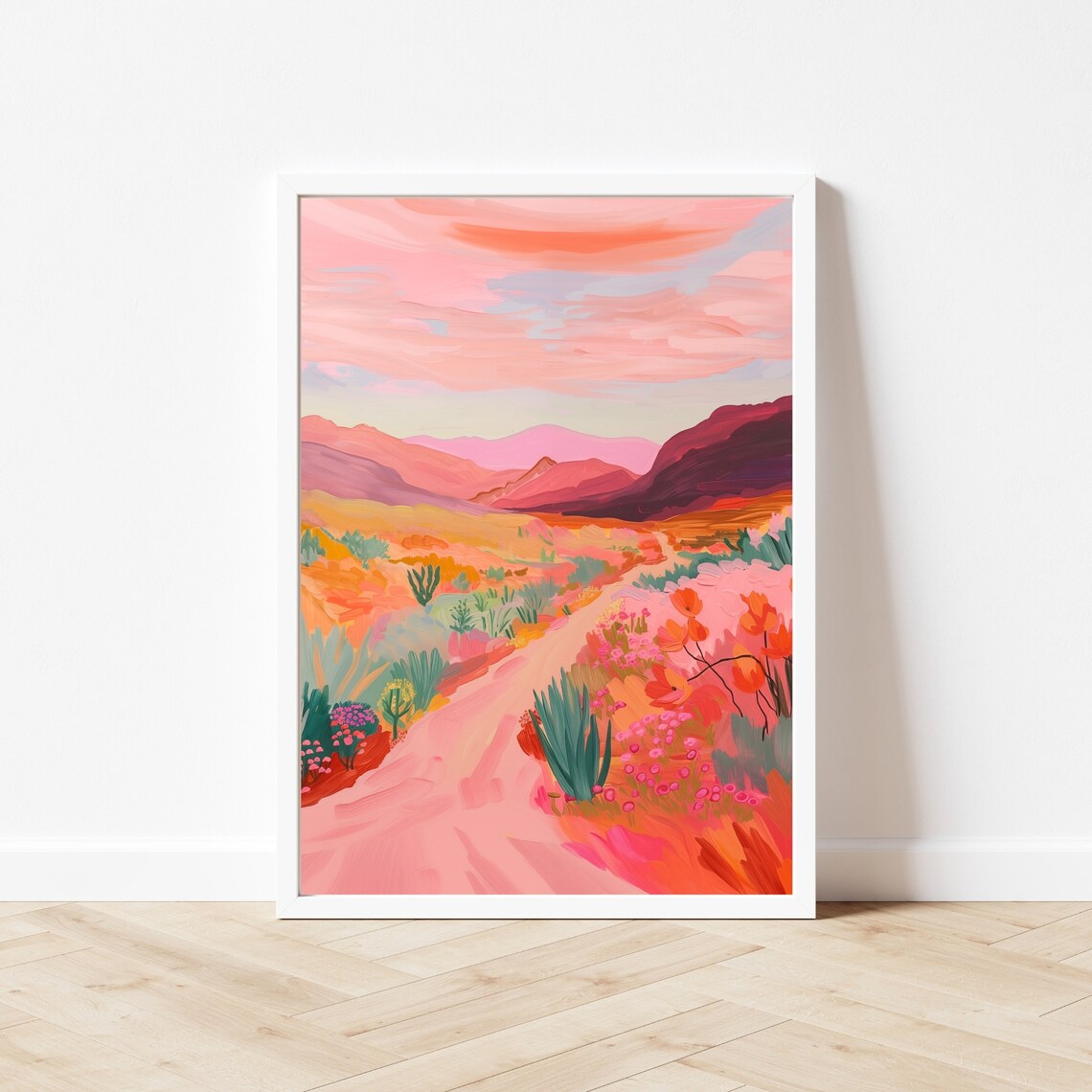 Colorful Desert Painting, Southwestern Landscape Art Print - Image 3