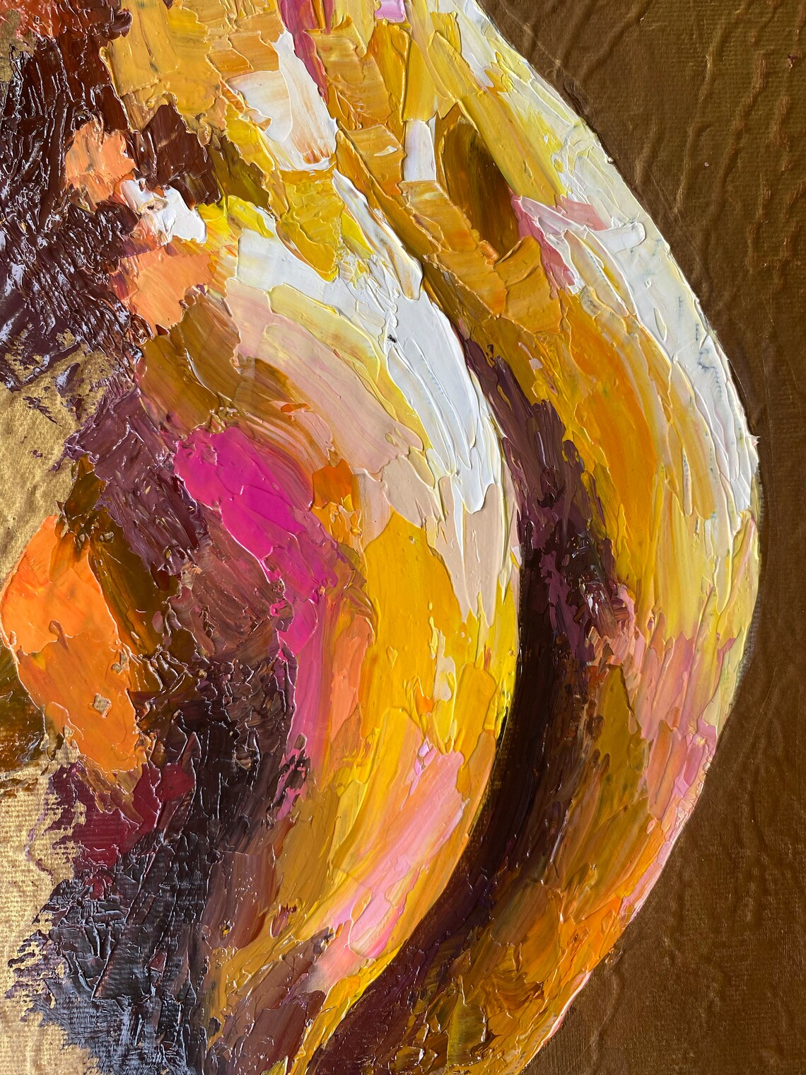 Nude Woman Figurative Art Print, Female Body Study - Image 2