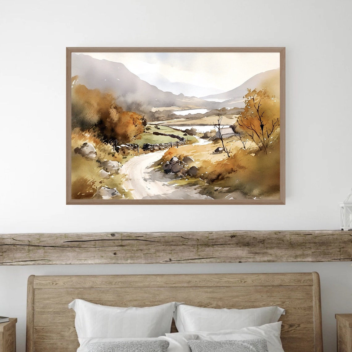 Irish Road Painting Ring Of Kerry Watercolor Print Ireland Landscape Wall Art Irish Countryside Watercolor Art Print Home Decor Gift - Image 2