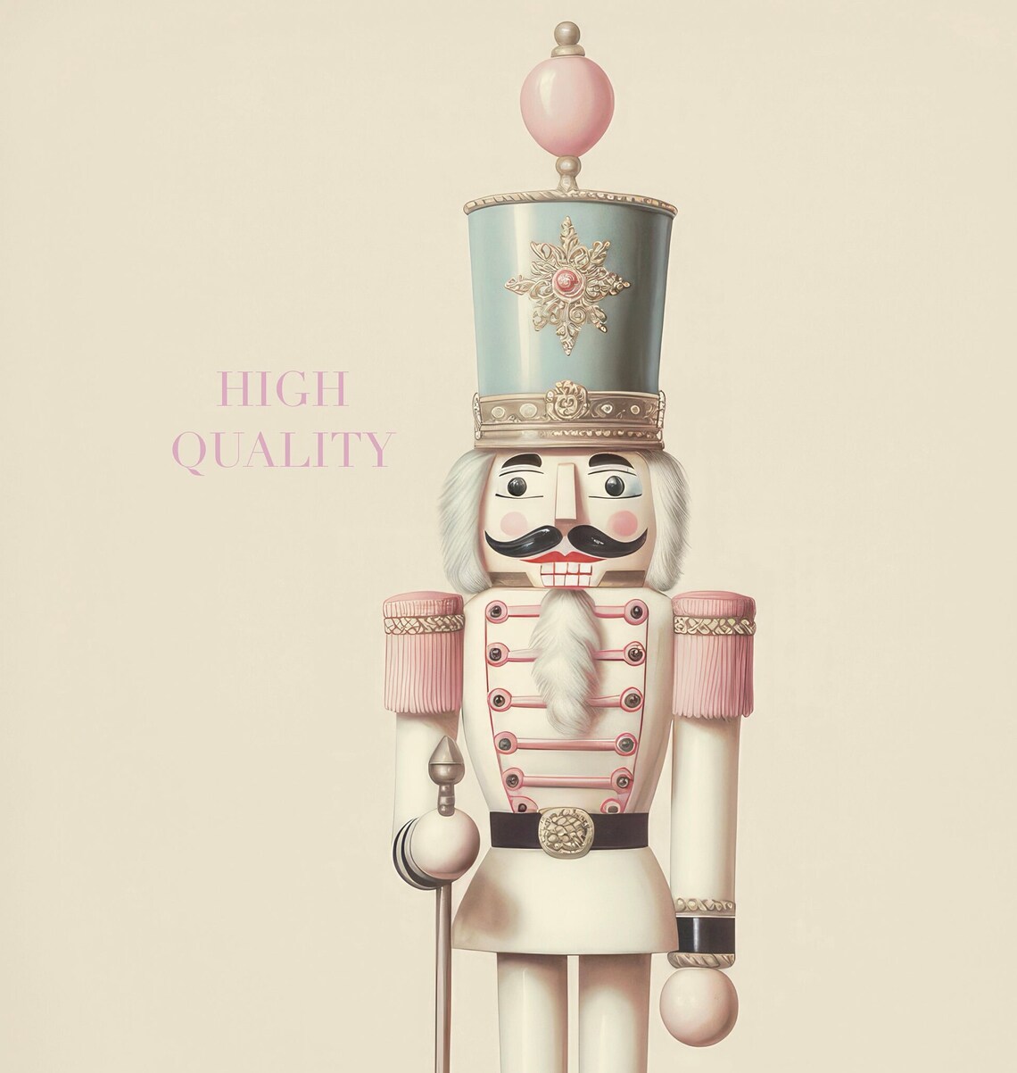 Christmas Nutcracker Poster, Nursery Decor, Minimalist - Image 6