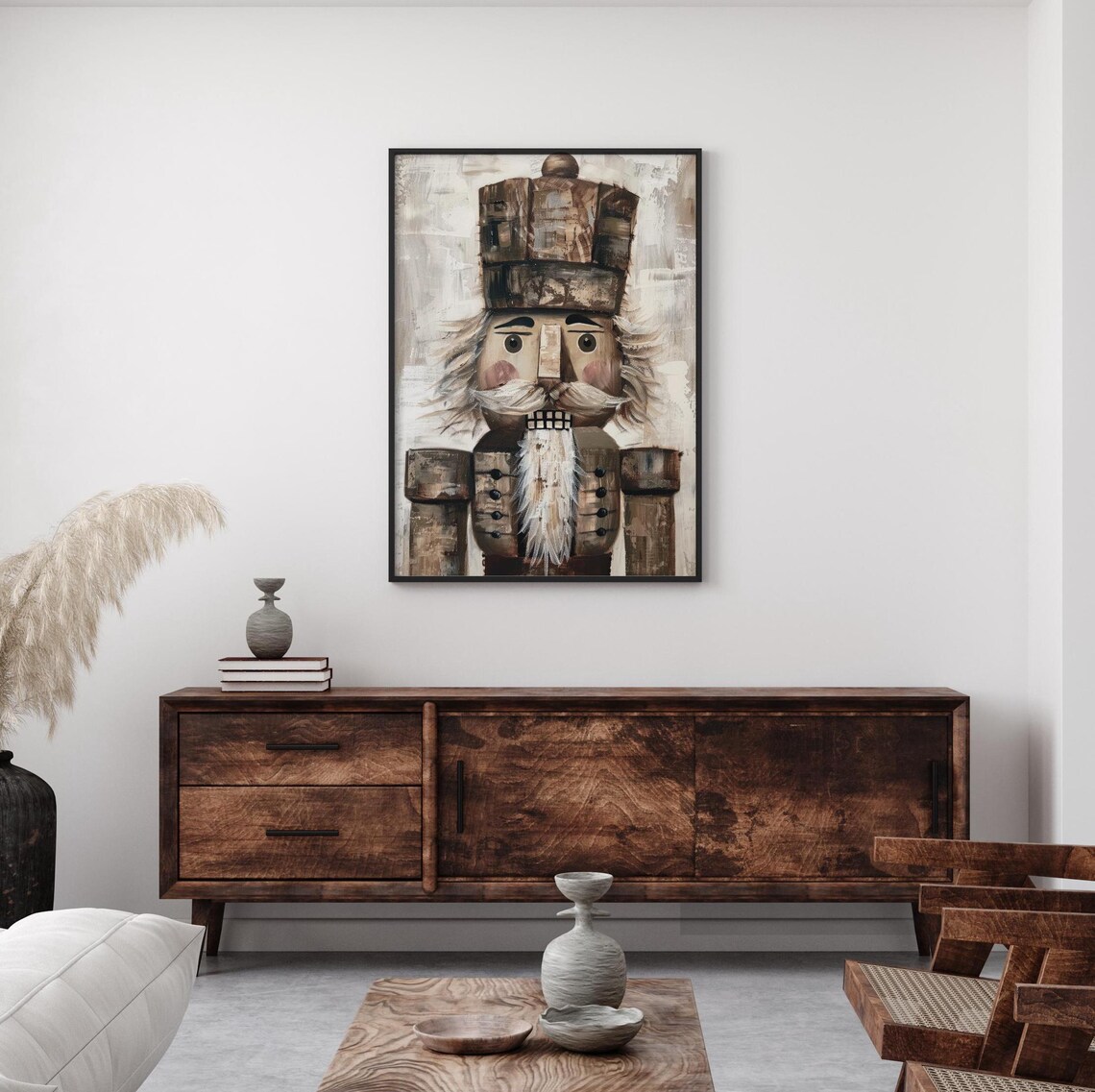 Christmas Nutcracker Vintage Holiday Wall Art Print - Image 2
