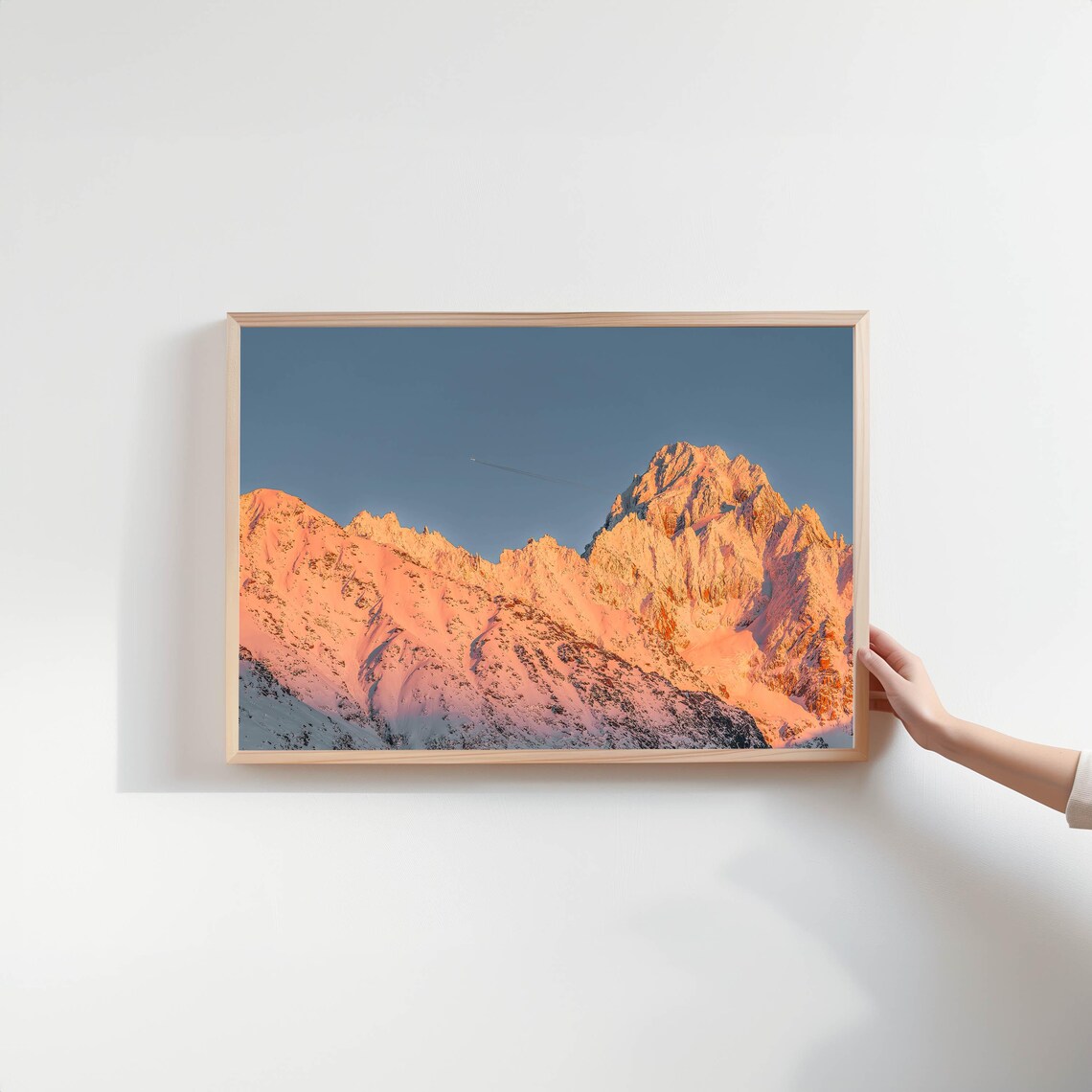 Mountain Sunset Print, Aiguille Du Chardonnet - Image 2