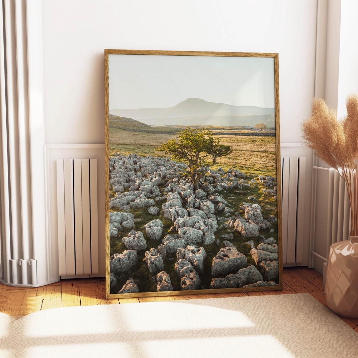 Twistleton Scars Limestone Pavement Yorkshire Dales England Poster - Image 4