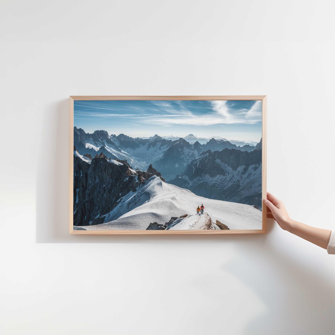 Aiguille Du Midi Chamonix Mountain Art Print - Image 2