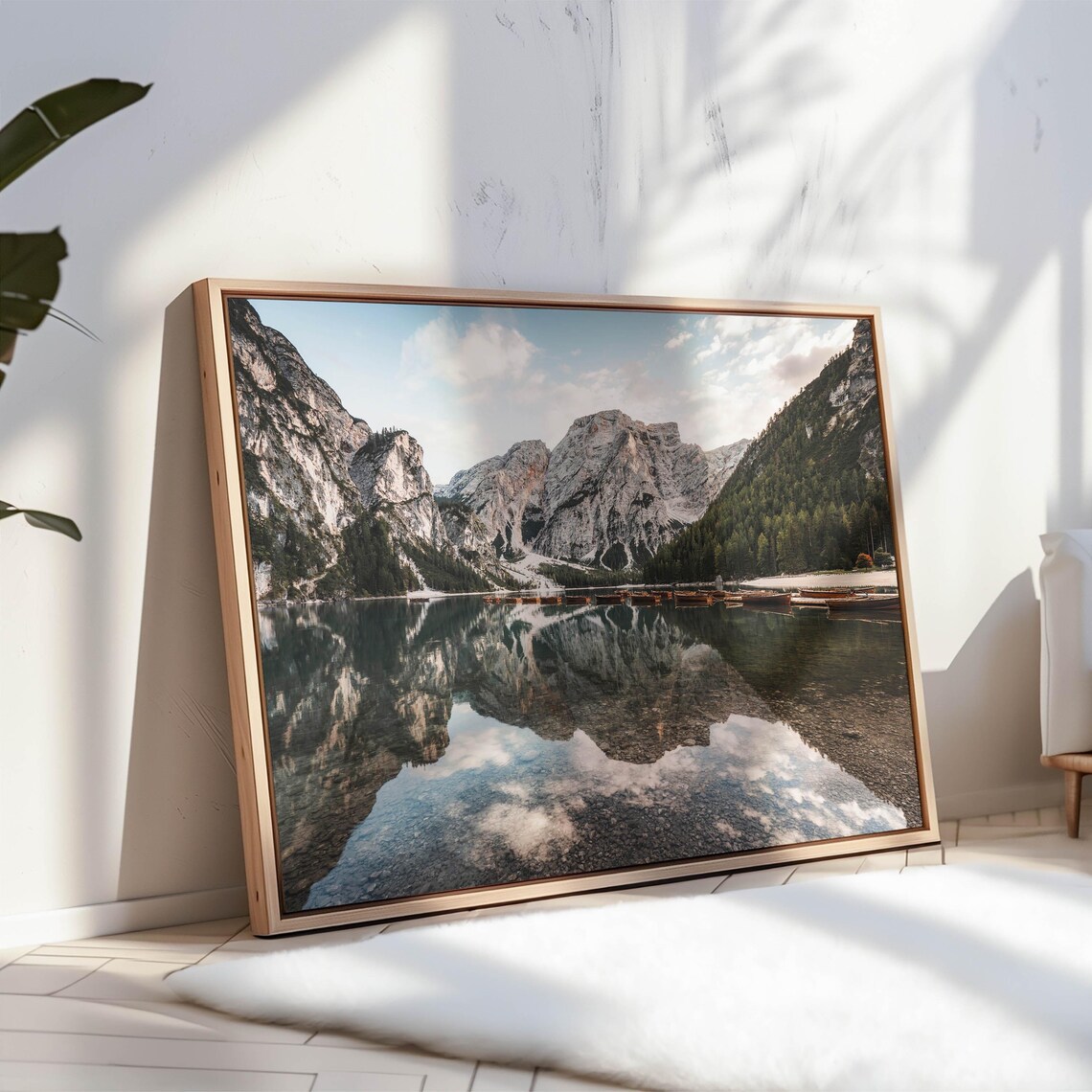 Lago Di Braies Dolomites Travel Poster, Italy - Image 3