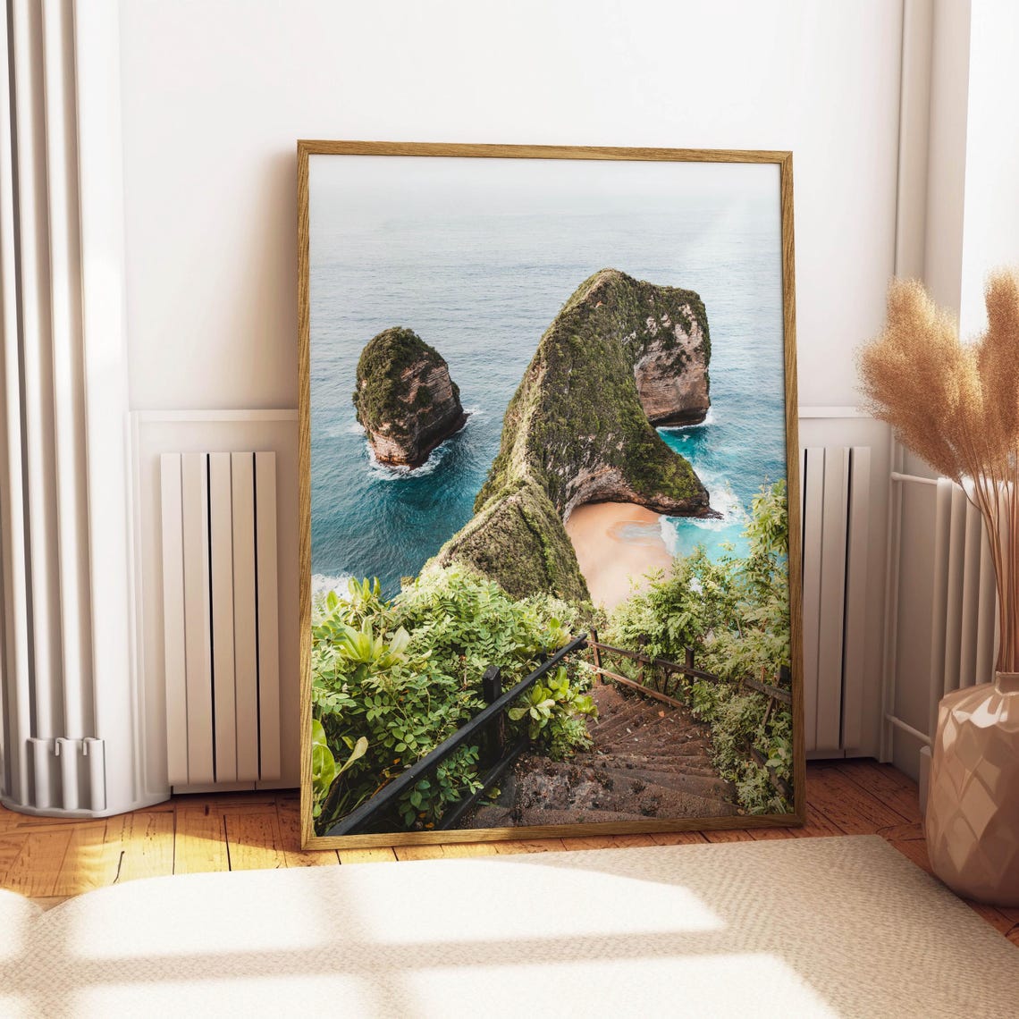 Nusa Penida Wall Art Print Bali Coastal Landscape Photography Beach Cliff Ocean Decor Nature Travel Print For Living Room Bedroom - Image 4