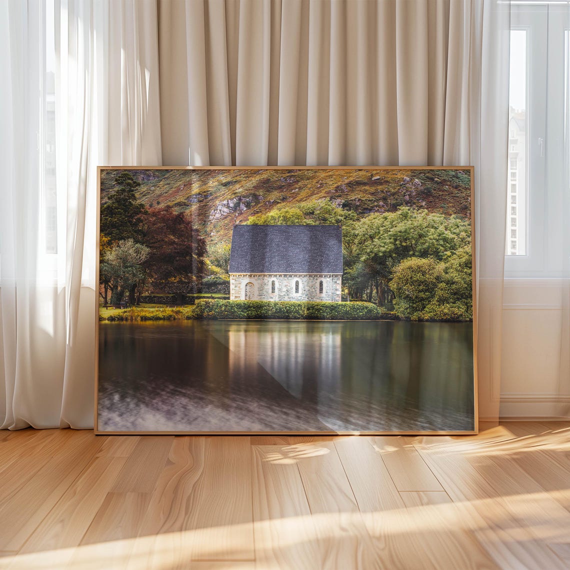 St Finbarr Oratory Gougane Barra Ireland Lakeside Chapel Poster - Image 4