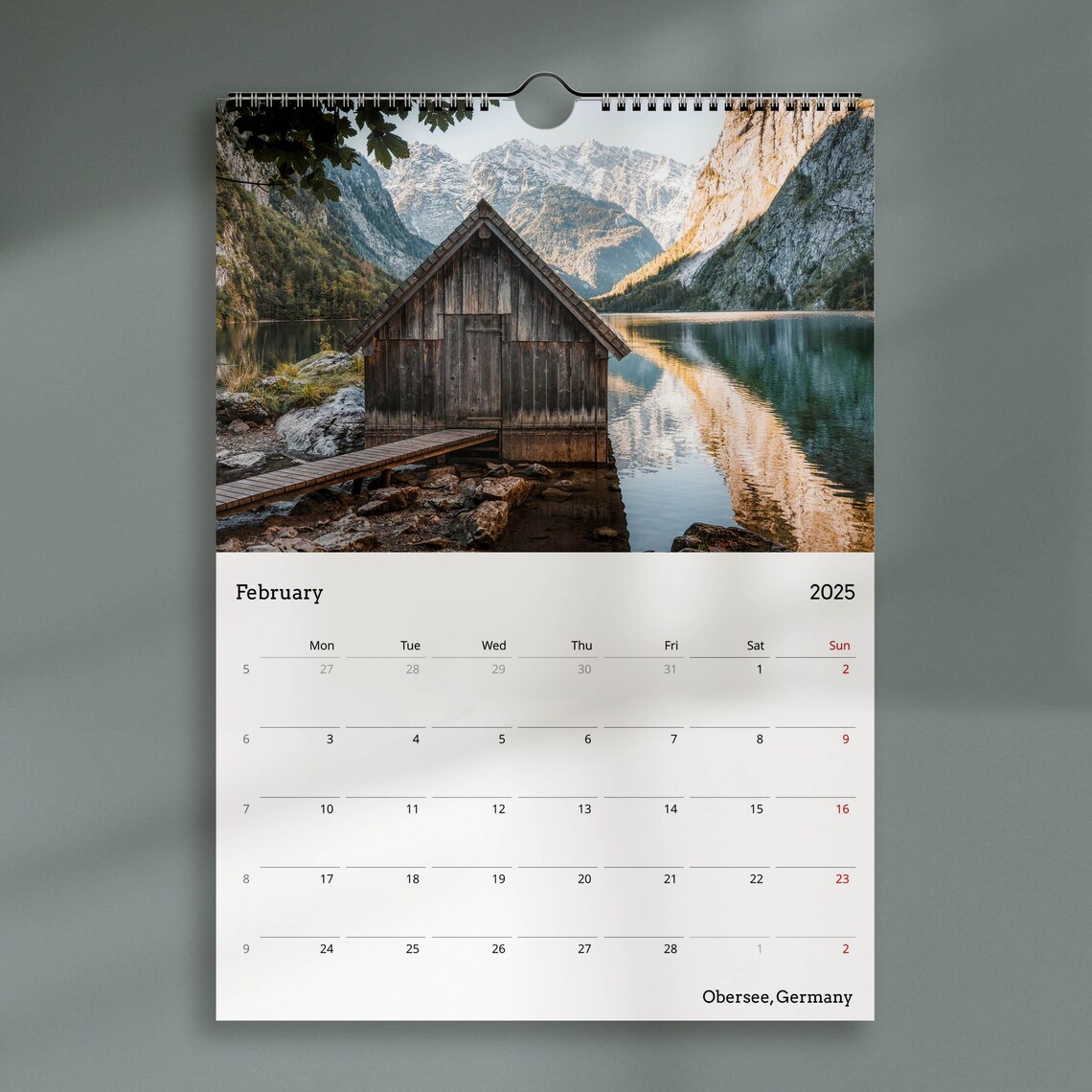 The Alps 2025 Landscape Photography Wall Planner - Image 2