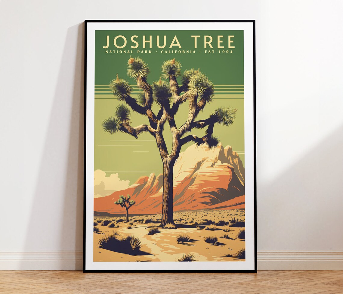 Joshua Tree National Park At Home Wall Art Print