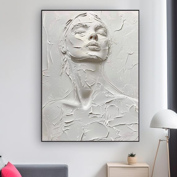 Custom Beauty Portrait, Wabi Sabi Wall Art Print