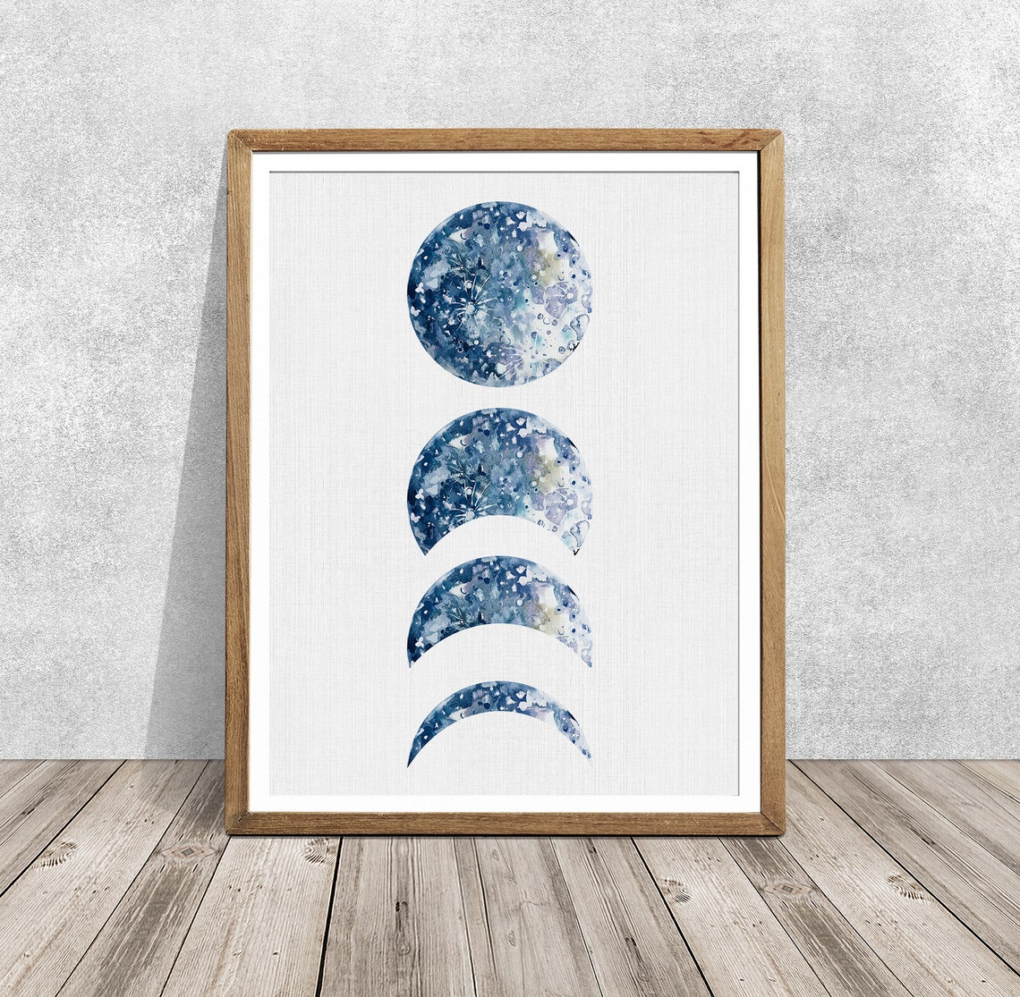 Moon Phases Wall Print, Celestial Art Print - Image 4