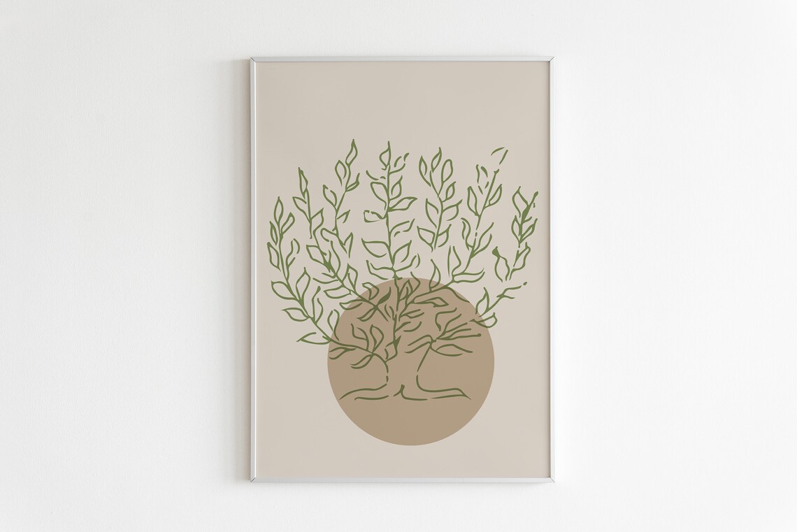 Tree Print Matisse Print Minimalist Art Wall Art Wall Art Instant Art Collection Art