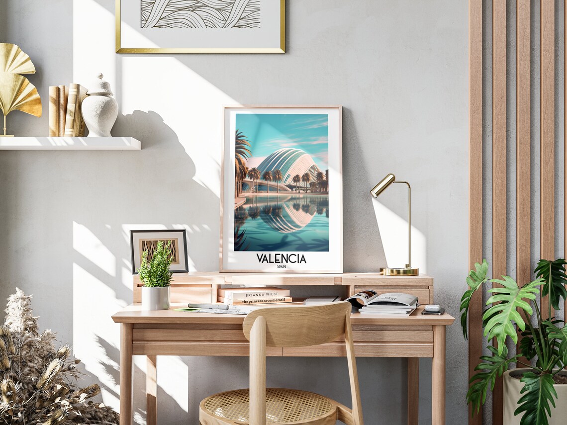 Valencia Travel Poster, City of Arts and Sciences - Image 3