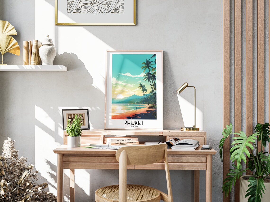 Phuket Travel Poster, Thailand Home Decor Prints - Image 3
