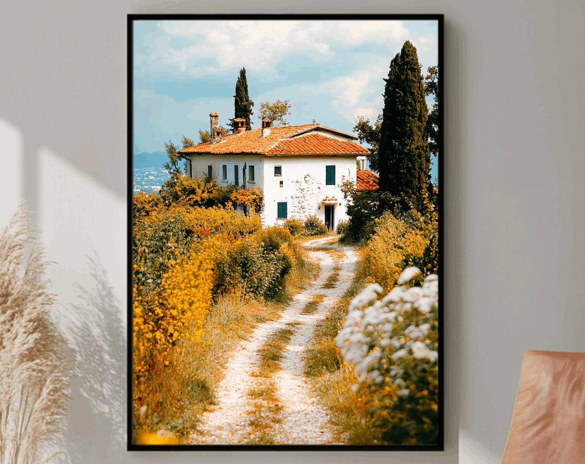 Photo Of The Italian Landscape Italy Photography Tuscany Countryside Italy Wall Art Wall Art Travel Photography