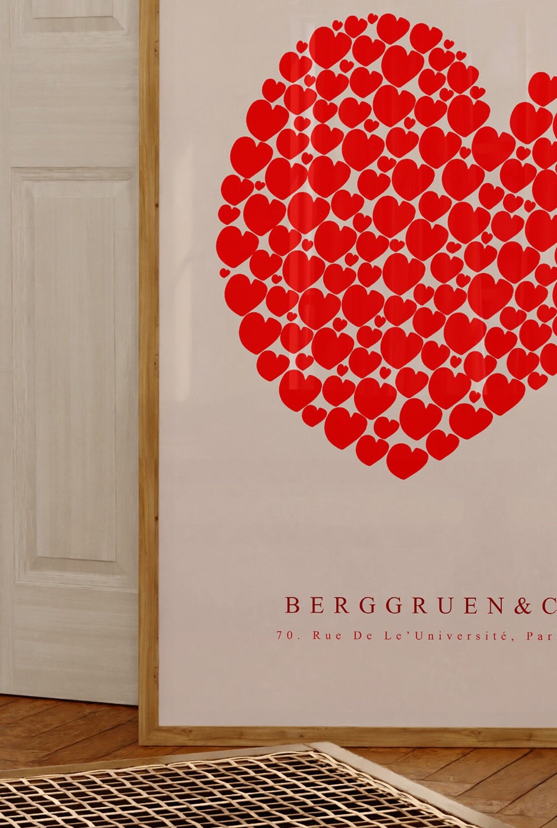 Henri Matisse The Heart Red Hearts Mosaic Paris Exhibition Art Poster - Image 2