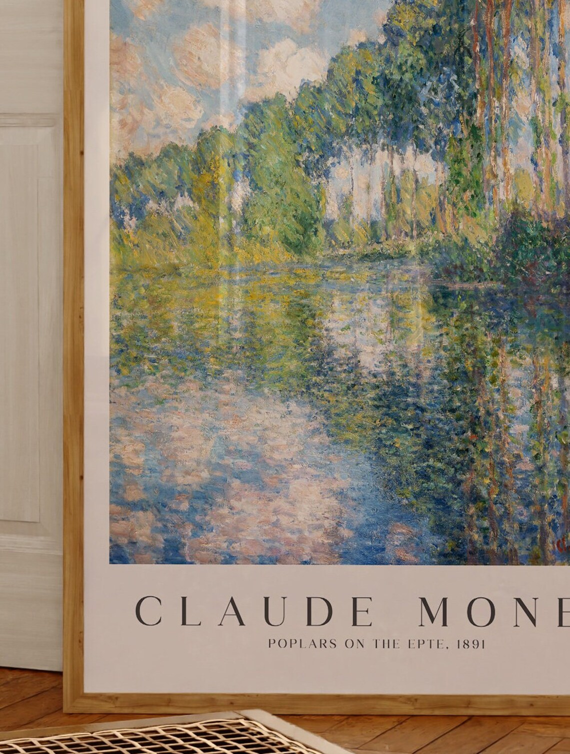 Claude Monet Poplars On The Epte Art Print - Image 3