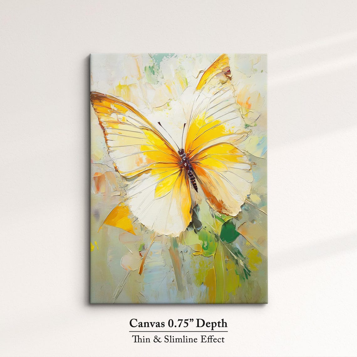 Colorful Butterfly Abstract Oil Painting Framed Print Framed Portrait Wall Art Poster Home Decor Interior Butterfly Lover Gift - Image 4