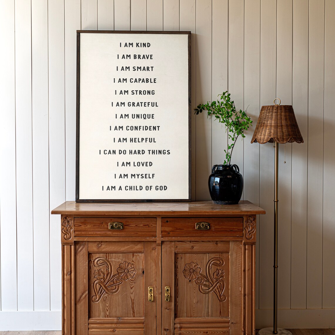 Christian Kids Room Affirmation Sign, Wall Art Print - Image 3