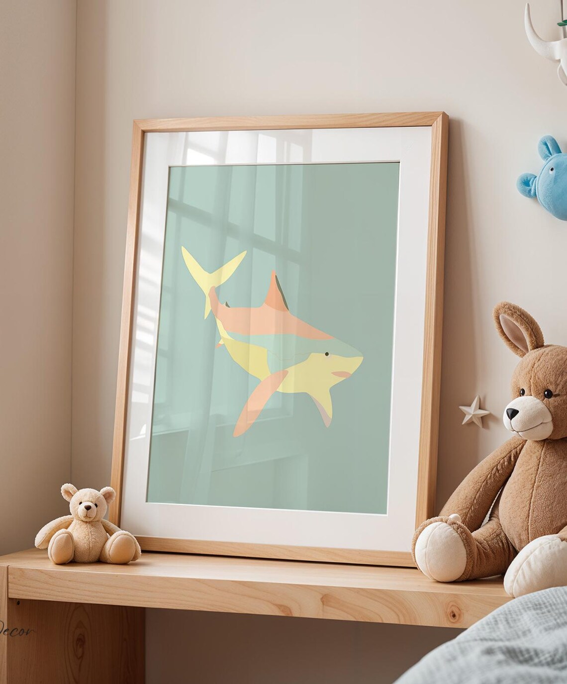 Sea Life Nursery Art Print, Coastal Ocean