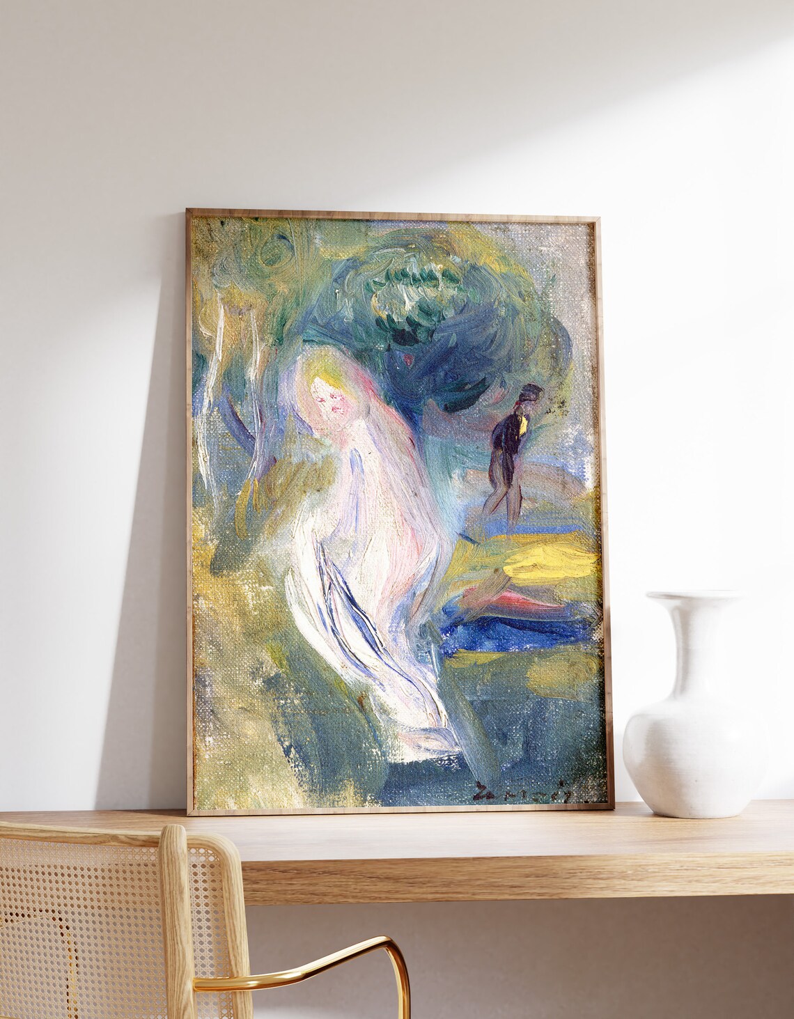 Pierreauguste Renoir Nude With Figure In Background