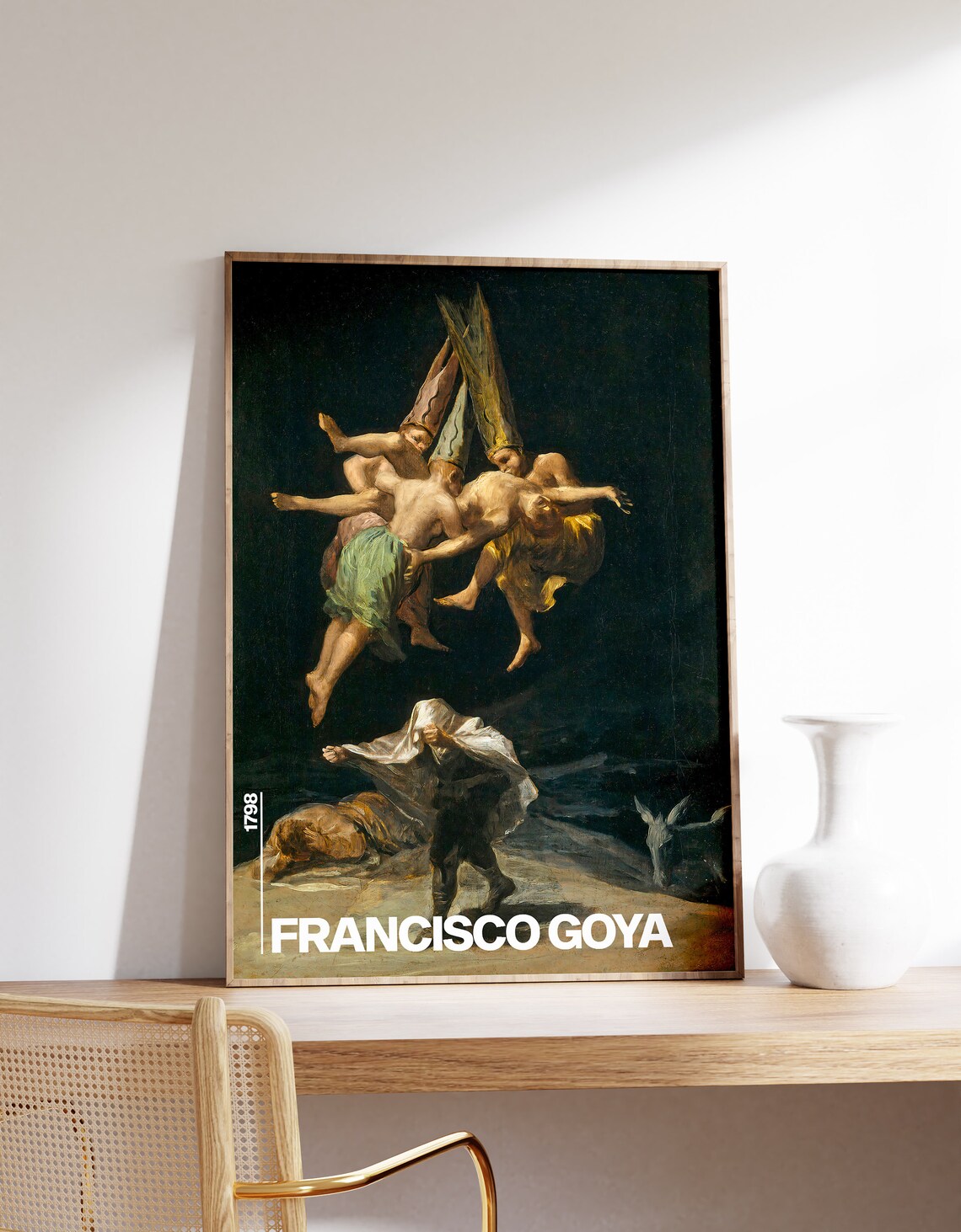 Francisco Goya Baroque Exhibition Poster, Vintage