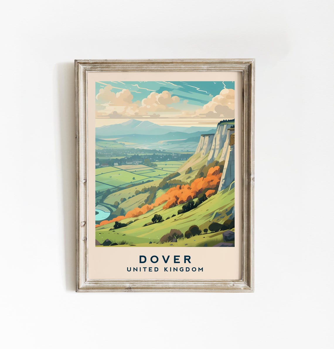 United Kingdom Dover Travel Poster