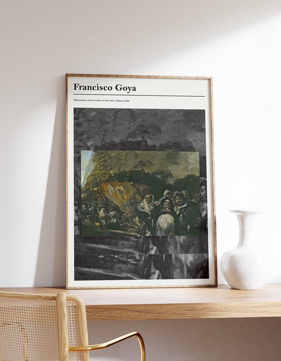 Francisco Goya Art Print Exhibition Poster Modern Wall Nouveau Eclectic