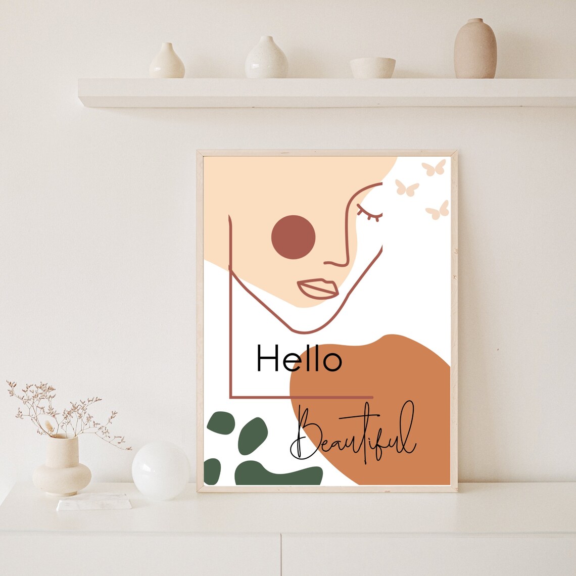 Words Of Affirmation Poster, Minimalist Boho Art Print - Image 4