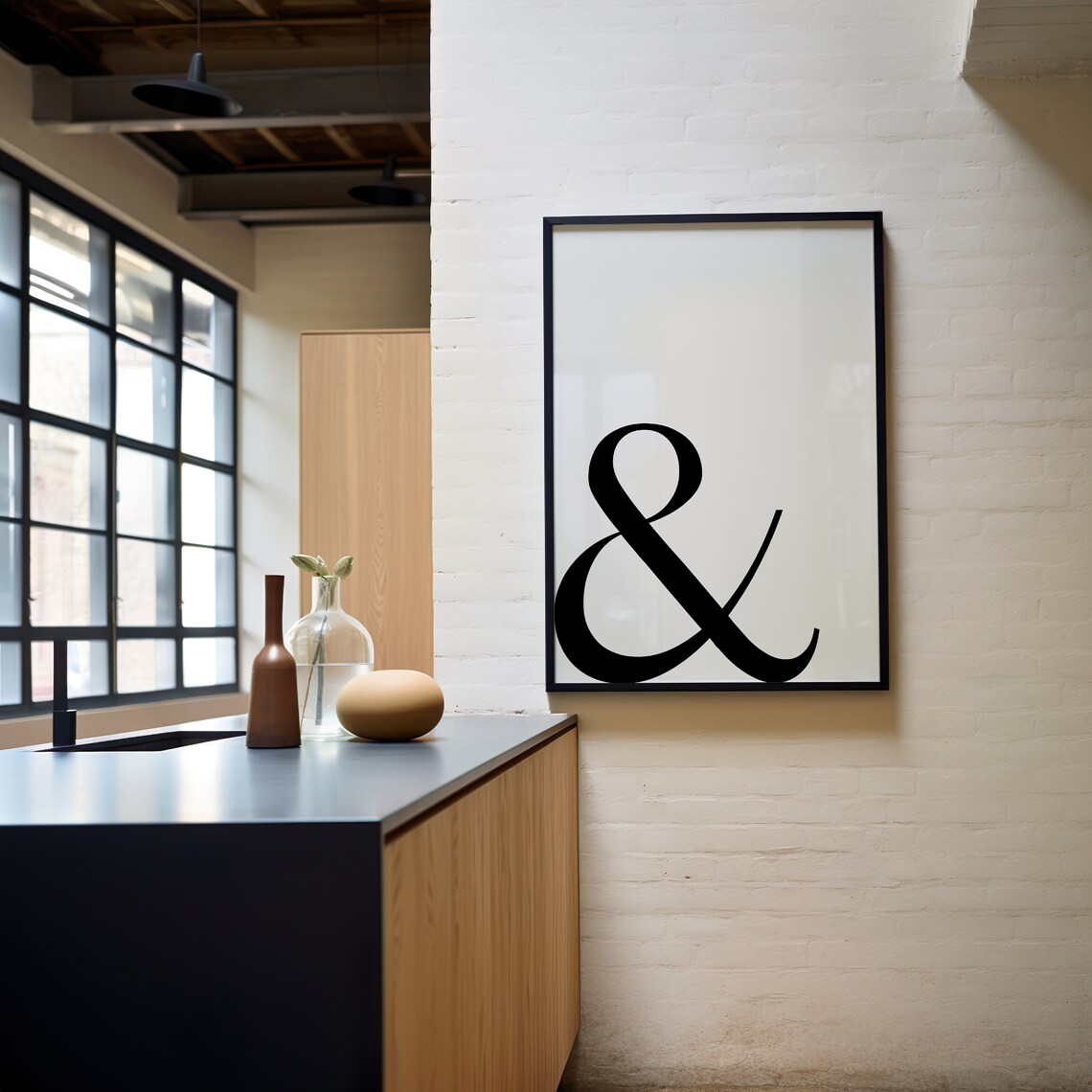 Letter Print, Minimalist Monogram Alphabet Art - Image 3