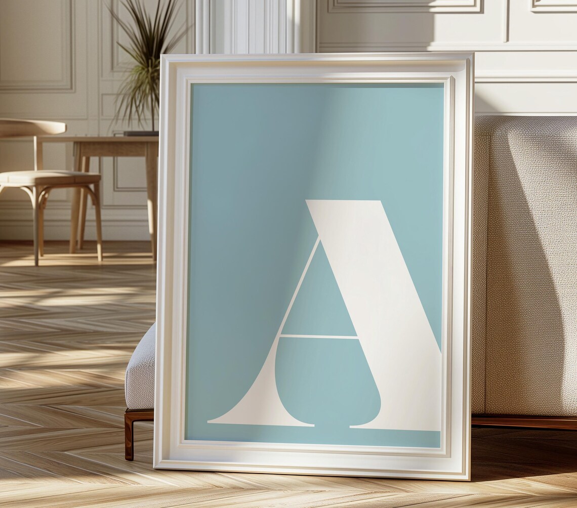 Letter A Poster, Alphabet Nursery Wall Decor - Image 3