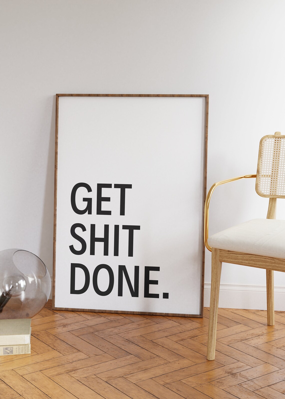 Get Shit Done Office Poster, Home Office Decor - Image 2