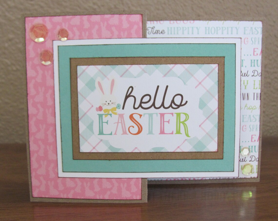 Sweet Hello Easter Holiday Greeting Card