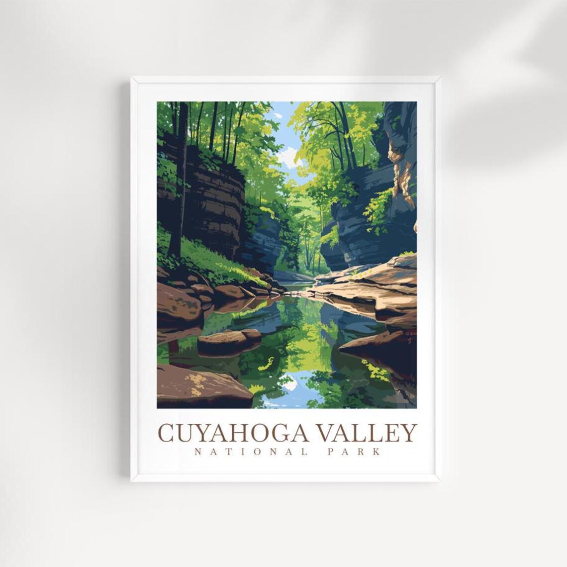 Cuyahoga Valley National Park Travel Print Wall Art Cuyahoga Valley Wall Hanging Home Dcor Cuyahoga Valley Gift Art Lovers