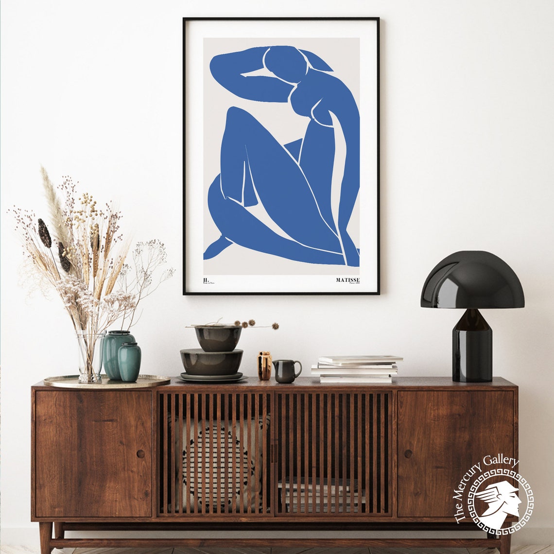 Matisse Blue Nude Poster Matisse Exhibition Female Body Art Line Draw Art Blue Wall Decor Gift Idea - Image 6