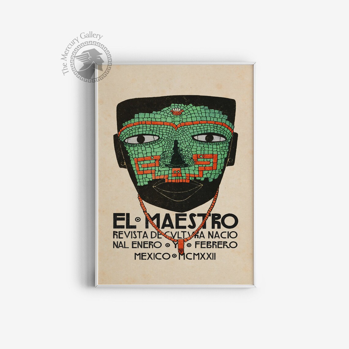 El Maestro Mexican Vintage Travel Poster Art Print - Image 3