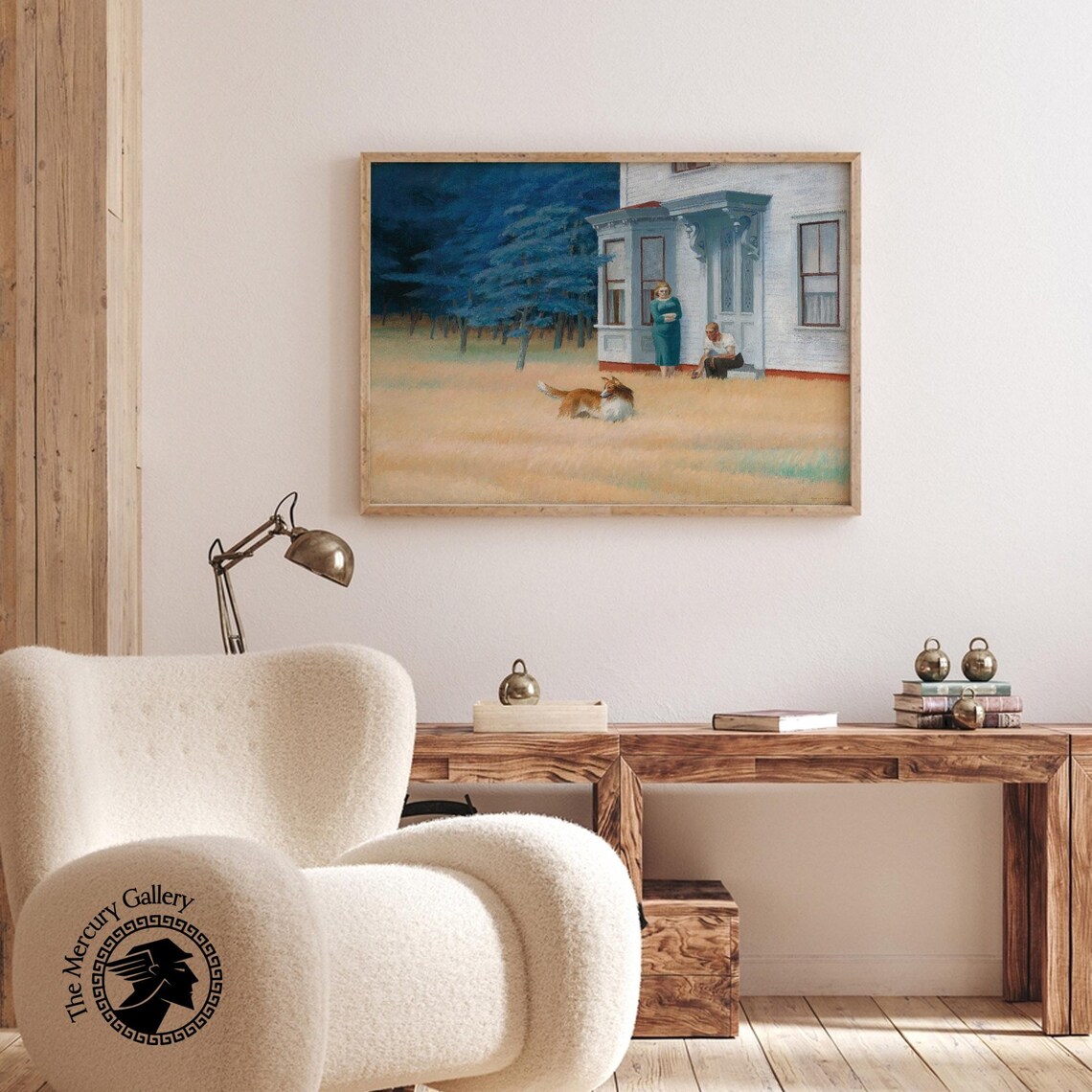 Edward Hopper Cape Cod Evening, Mid-Century Modern - Image 3