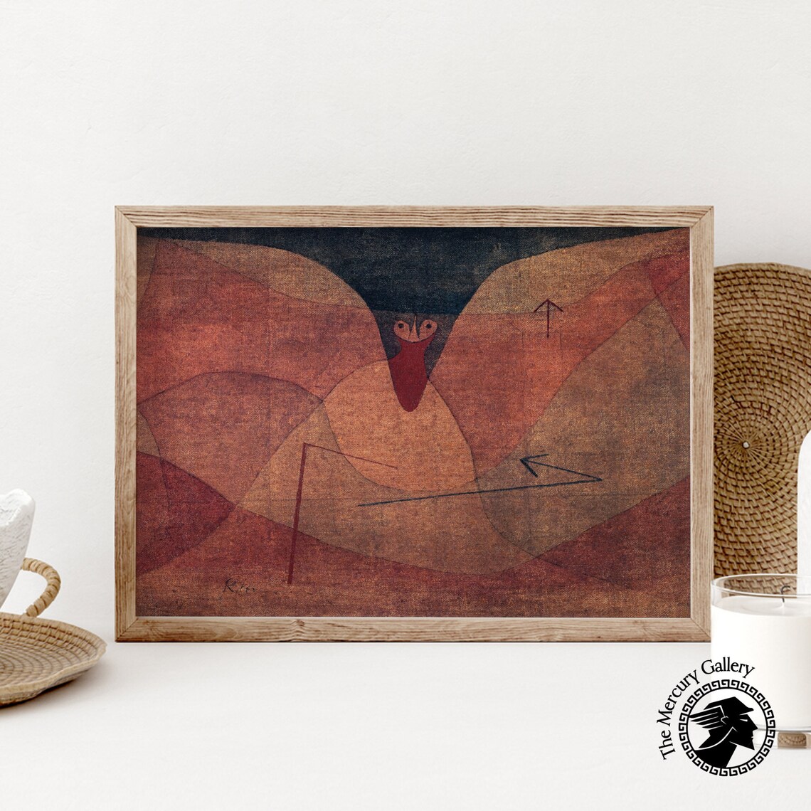 Paul Klee Aviatic Avolution 1934 Mid-Century Art Print