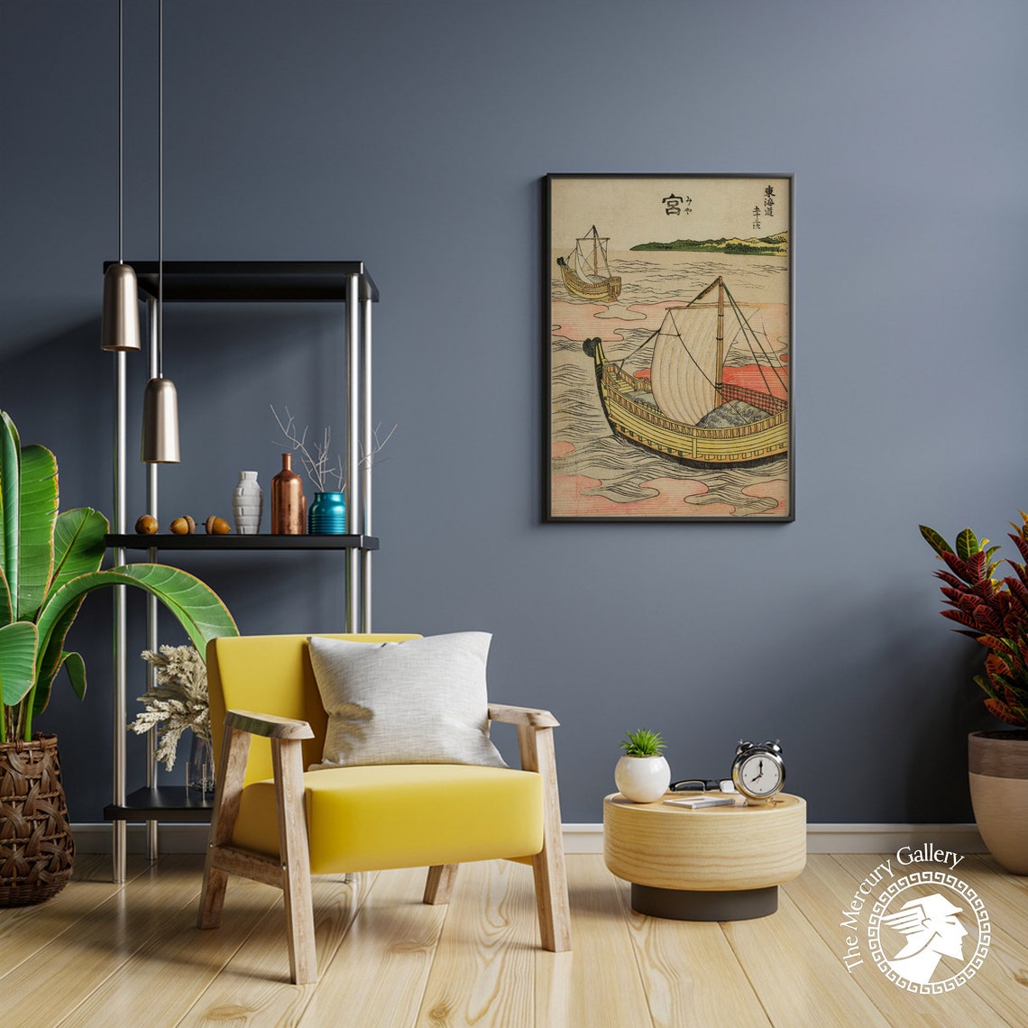 Hokusai Art Print Hokusais The Fifty Three Stations Of The Tkaid Japan Wall Art Hokusai Wall Art Japanese Art Print Japanese Decor - Image 2
