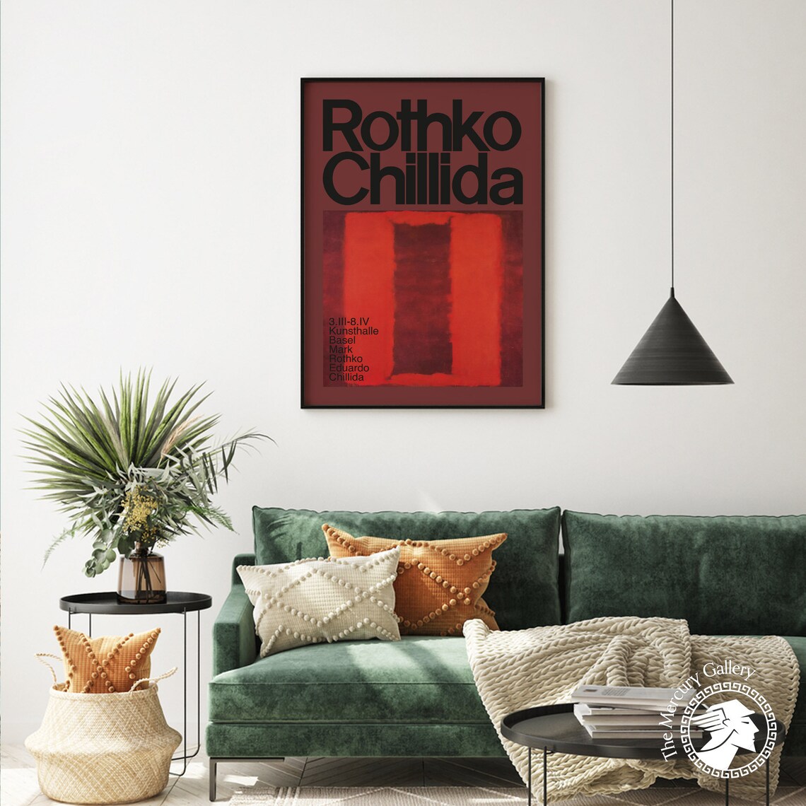 Mark Rothko and Eduardo Chillida Exhibition Poster Print - Image 3