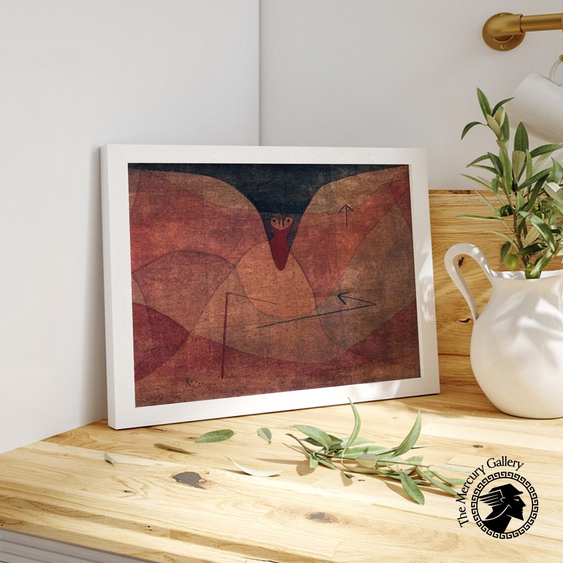 Paul Klee Aviatic Avolution 1934 Mid-Century Art Print - Image 3