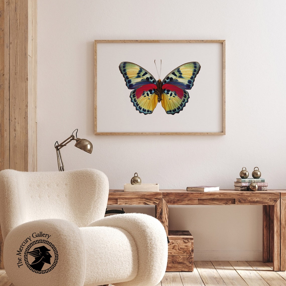 Vintage Butterfly Print Girls Room Prints Butterfly Home Decor - Image 3