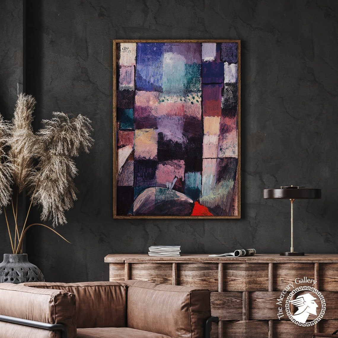 Paul Klee About A Motif From Hammamet 1914 Purple Abstract Poster - Image 2