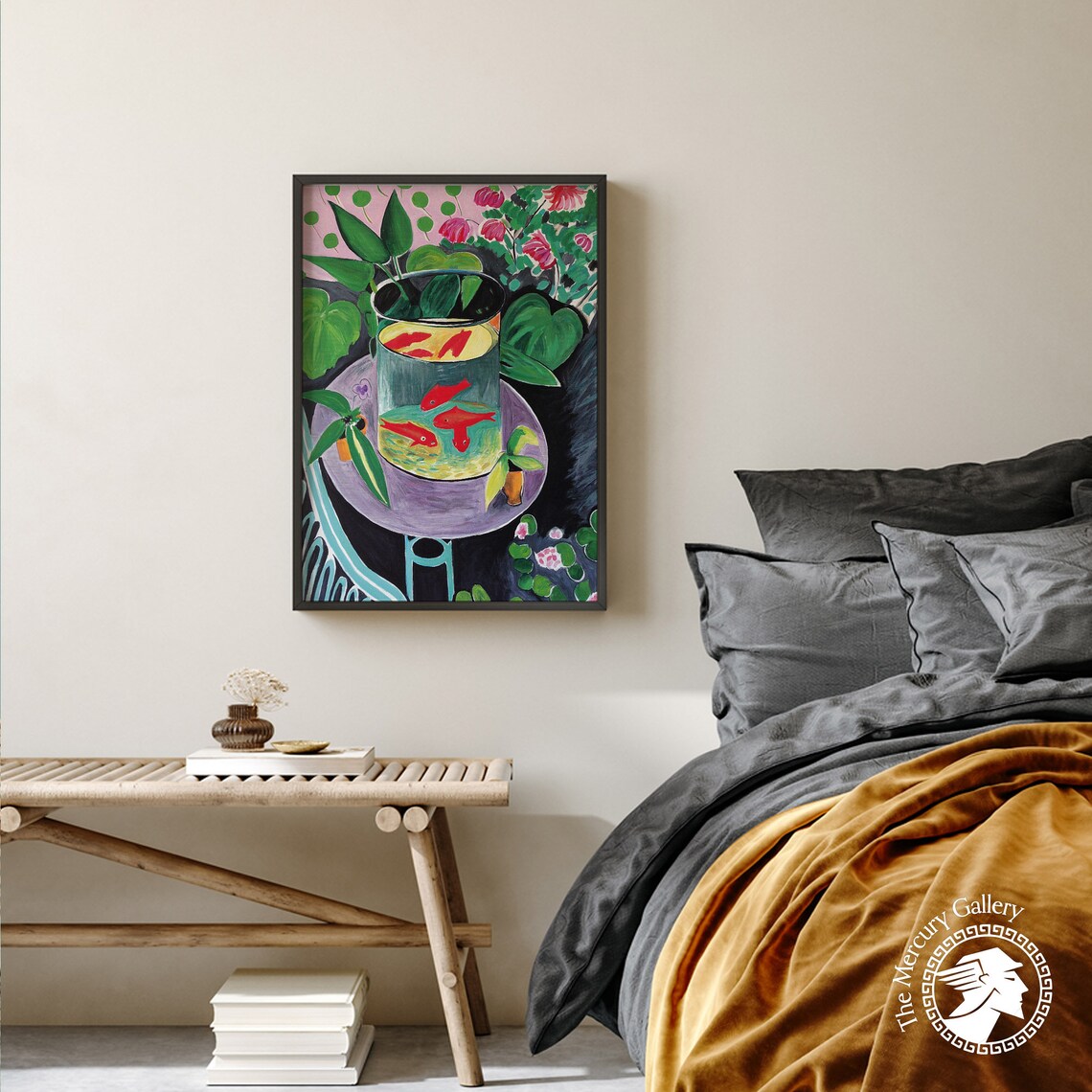 Henri Matisse Goldfish, Mid-Century Modern Art Print - Image 2