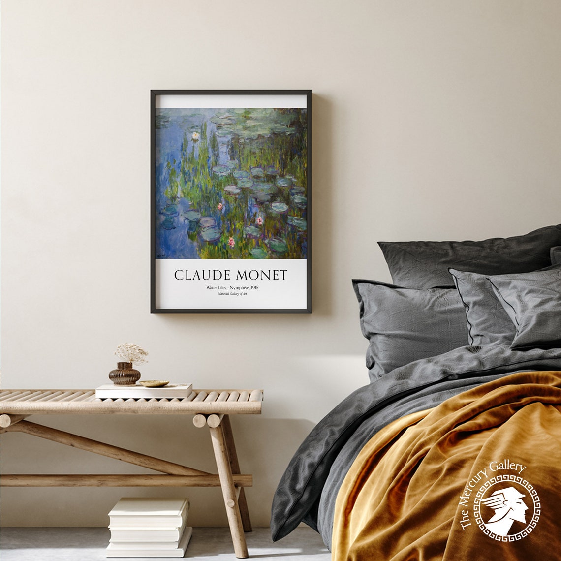 Cloude Monet Poster Water Lilies Nymphas Impressionist Painting Fine Art Print Living Room Decor Eclectic Wall Art Gift Idea - Image 6