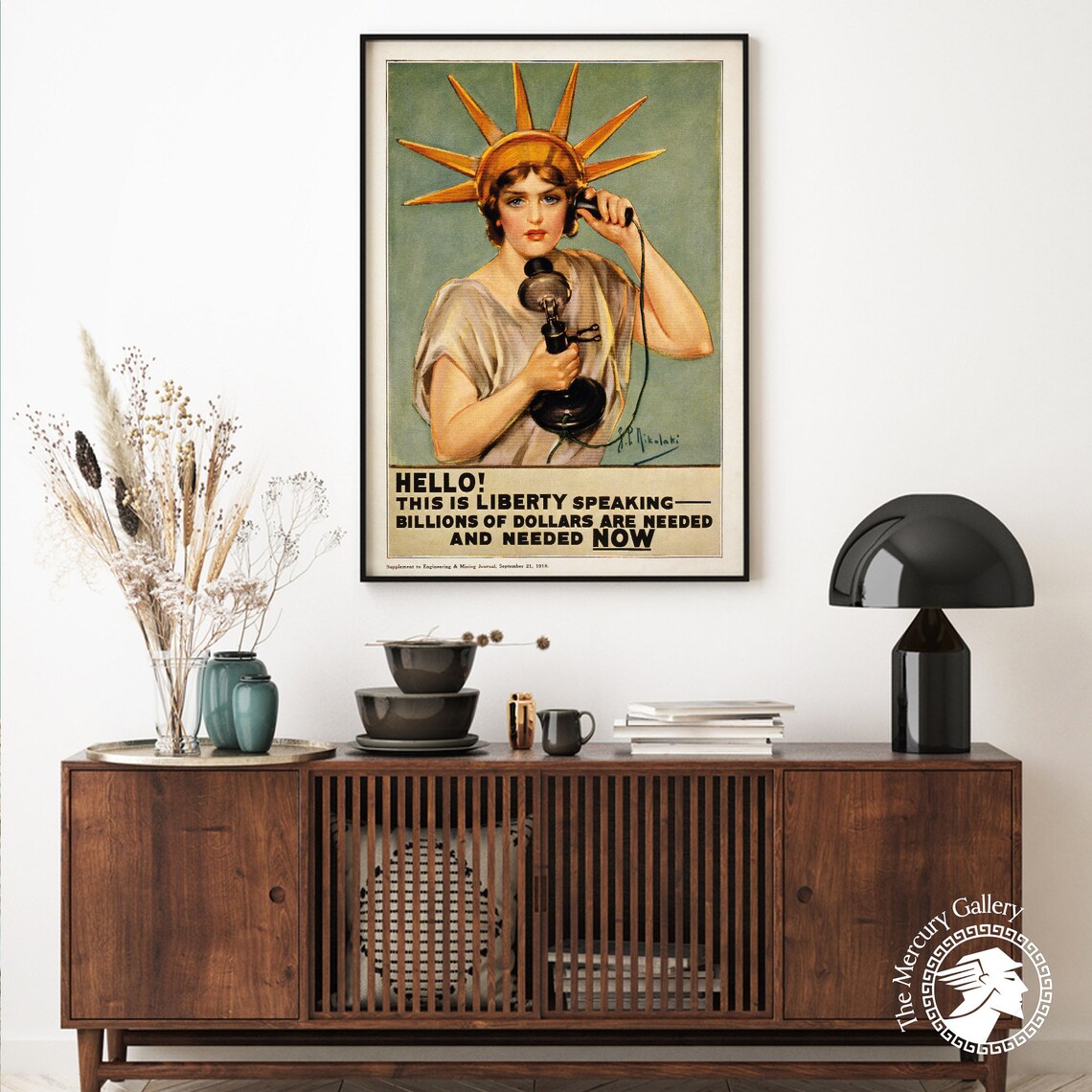 This Is Liberty Speaking, Vintage Retro Home Decor - Image 6