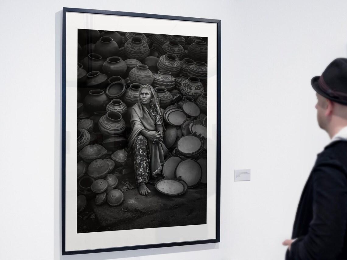 India People Portrait Art Print, Black And White - Image 2