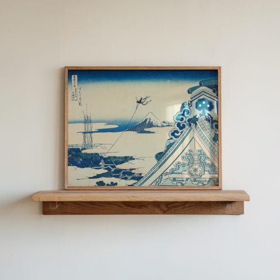 Honganji Temple At Asakusa By Katsushika Hokusai Japanese Festival Print Art Living Room Large Wall