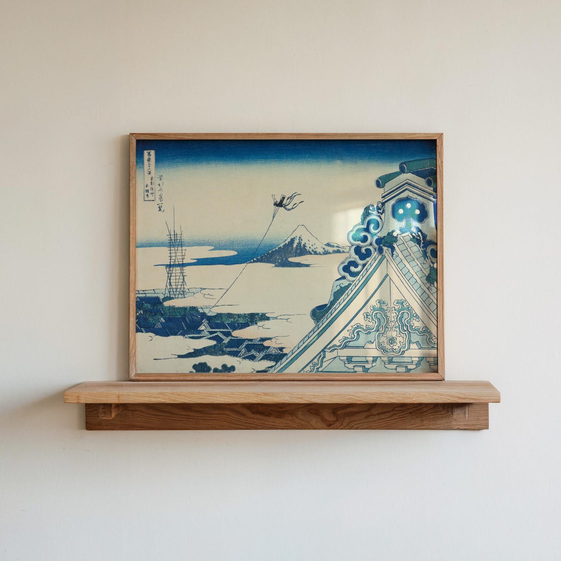 Honganji Temple At Asakusa By Katsushika Hokusai Japanese Festival Print Art Living Room Large Wall